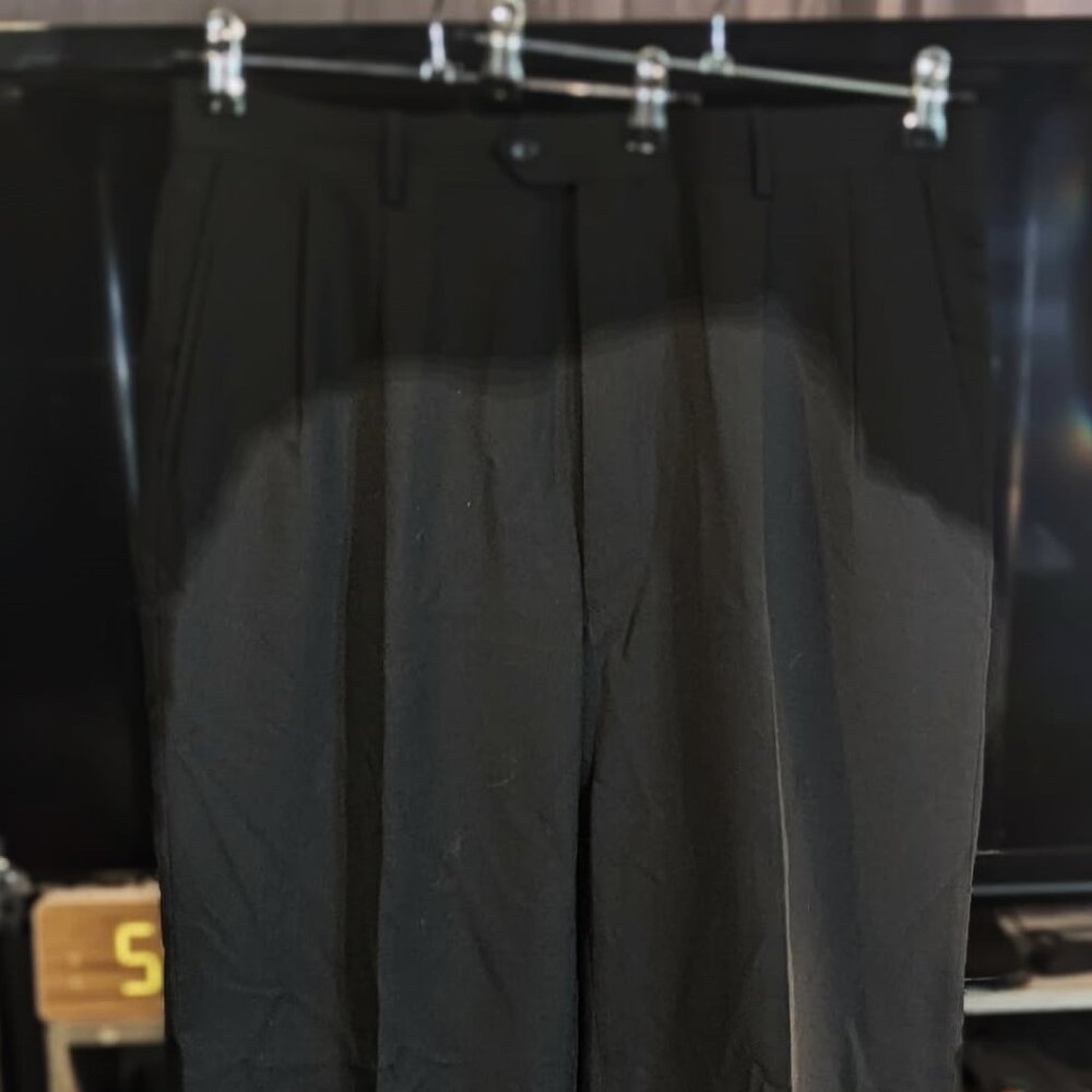 Men's Versini brand Black Dress Pants 36 x 40
